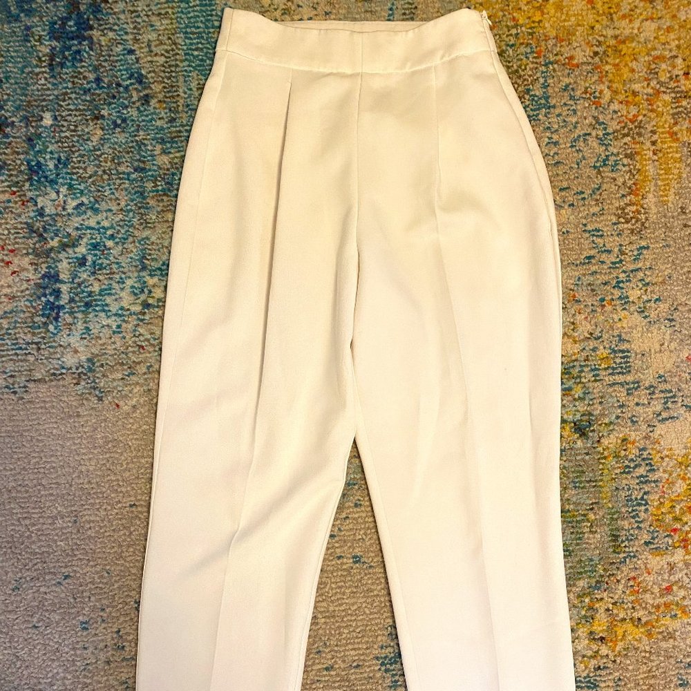 Zara XS White Trousers